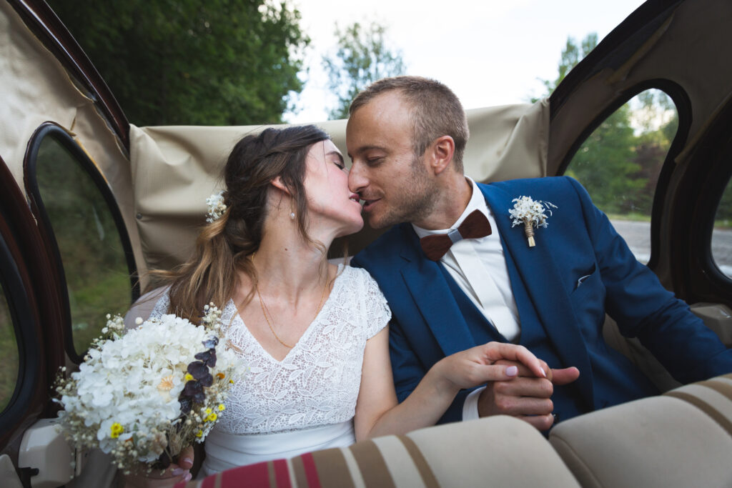 photo de couple lors d'un mariage